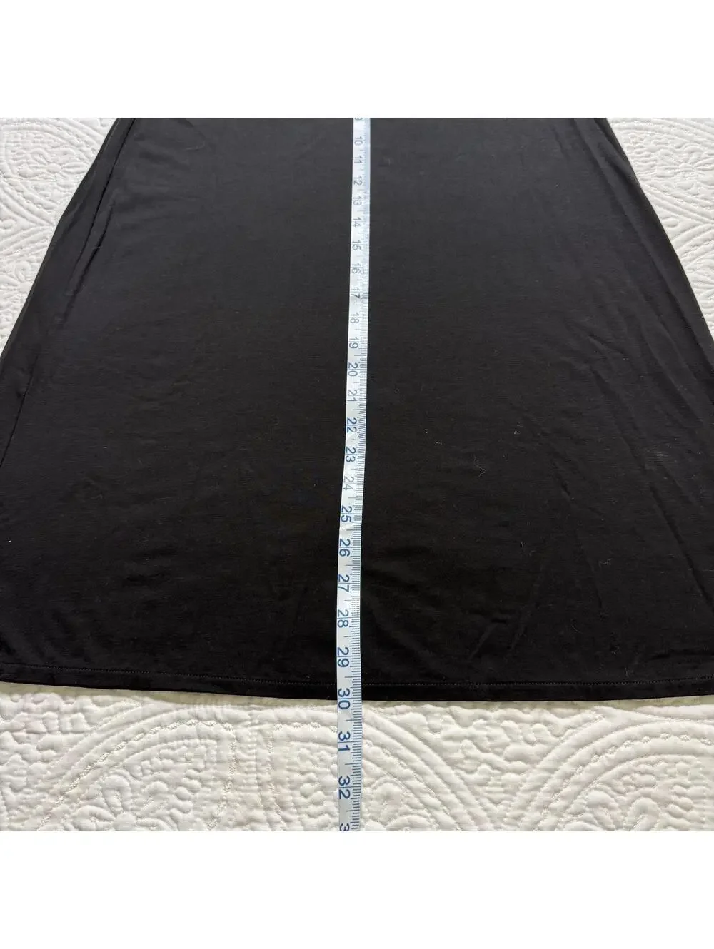 J. CREW Sz XS Black Pullon Midi Slip Skirt Rayon/Spandex Quiet Luxury Whimsigoth